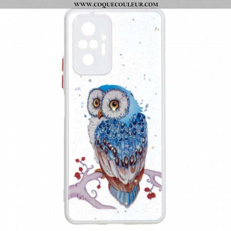 Coque Xiaomi Redmi Note 10 Pro Hybride hibou