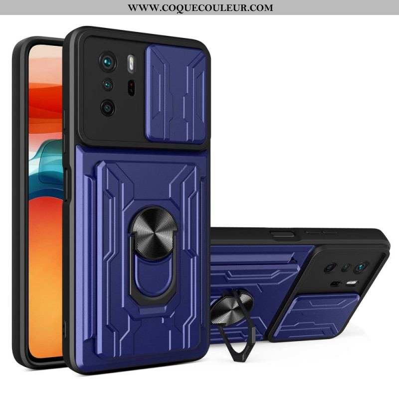 Coque Xiaomi Redmi Note 10 Pro Support et Protège-Lentilles et Support