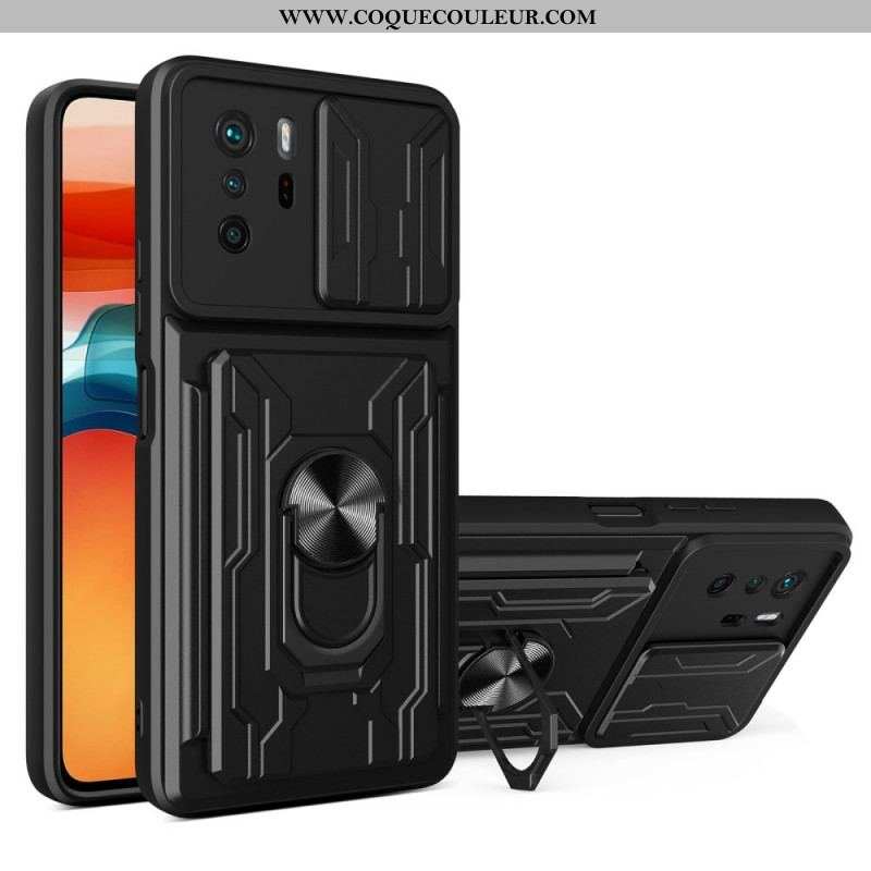 Coque Xiaomi Redmi Note 10 Pro Support et Protège-Lentilles et Support