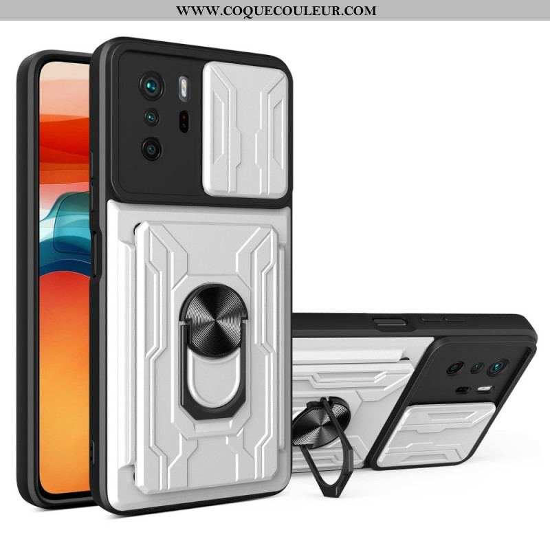 Coque Xiaomi Redmi Note 10 Pro Support et Protège-Lentilles et Support