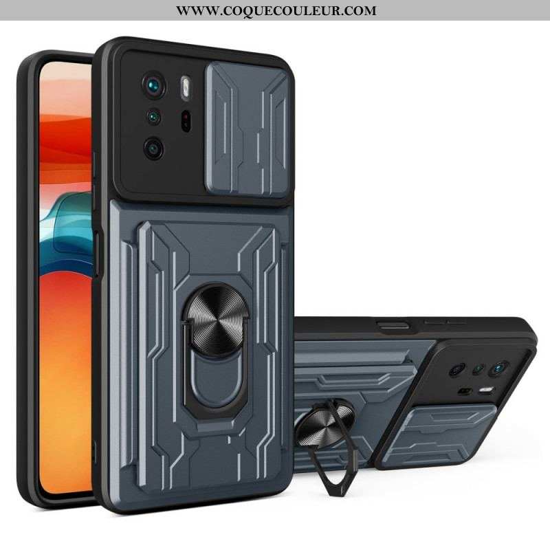 Coque Xiaomi Redmi Note 10 Pro Support et Protège-Lentilles et Support