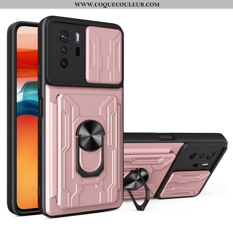 Coque Xiaomi Redmi Note 10 Pro Support et Protège-Lentilles et Support