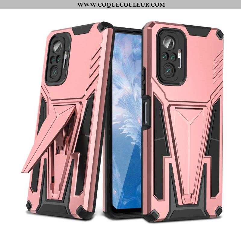 Coque Xiaomi Redmi Note 10 Pro Résistante Support Amovible