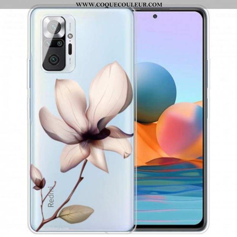 Coque Xiaomi Redmi Note 10 Pro Transparente Une Fleur