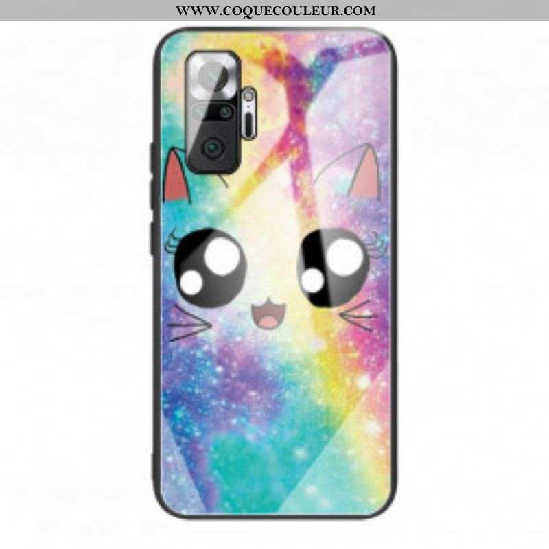 Coque Xiaomi Redmi Note 10 Pro Verre Trempé Chat