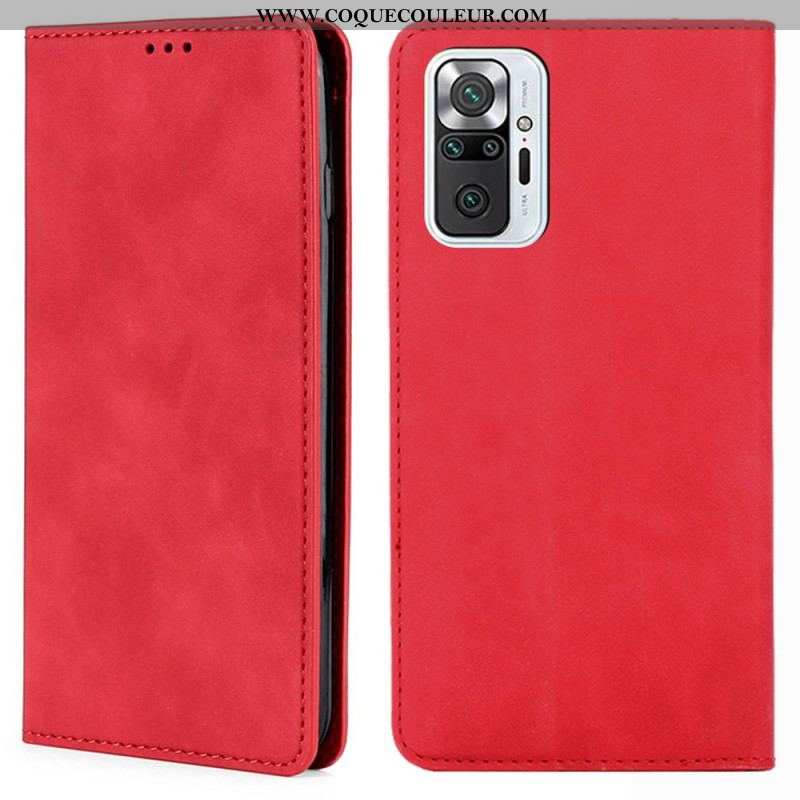 Flip Cover Xiaomi Redmi Note 10 Pro Skin-Touch Classique