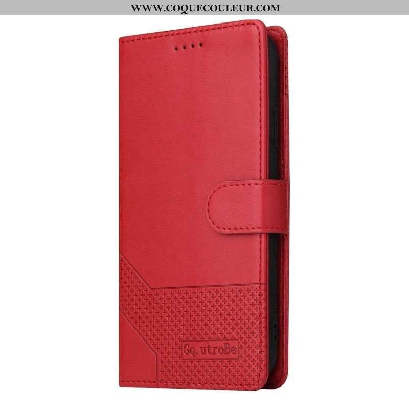 Housse Xiaomi Redmi Note 10 Pro Effet Cuir GQ.UTROBE
