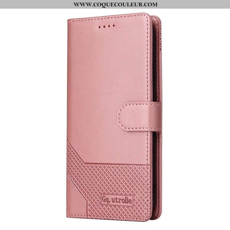 Housse Xiaomi Redmi Note 10 Pro Effet Cuir GQ.UTROBE