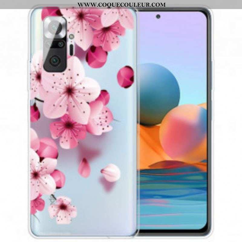 Coque Xiaomi Redmi Note 10 Pro Petites Fleurs Roses