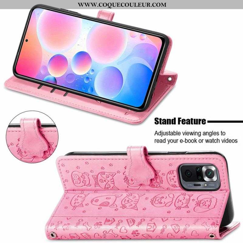 Housse Xiaomi Redmi Note 10 Pro Animaux Animés