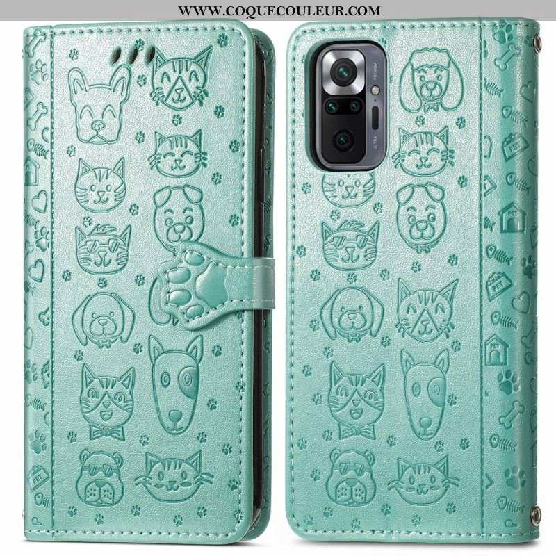 Housse Xiaomi Redmi Note 10 Pro Animaux Animés