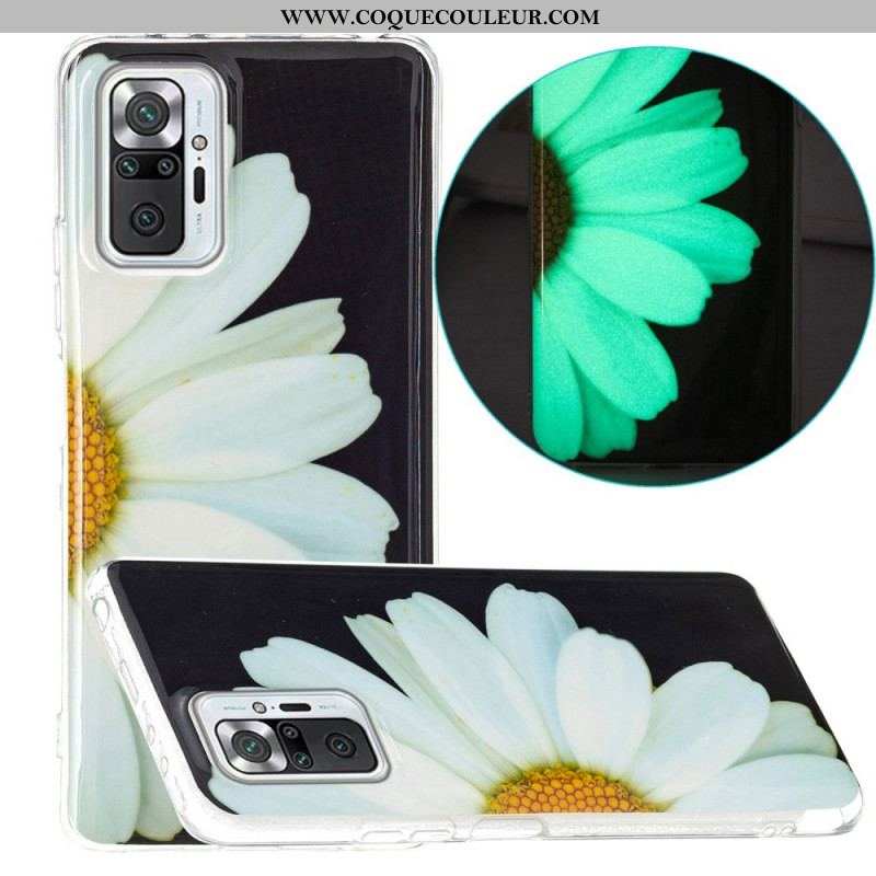 Coque Xiaomi Redmi Note 10 Pro Série Fleurs Fluorescentes