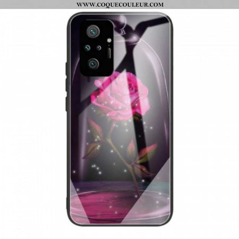 Coque Xiaomi Redmi Note 10 Pro Verre Trempé Rose Magique