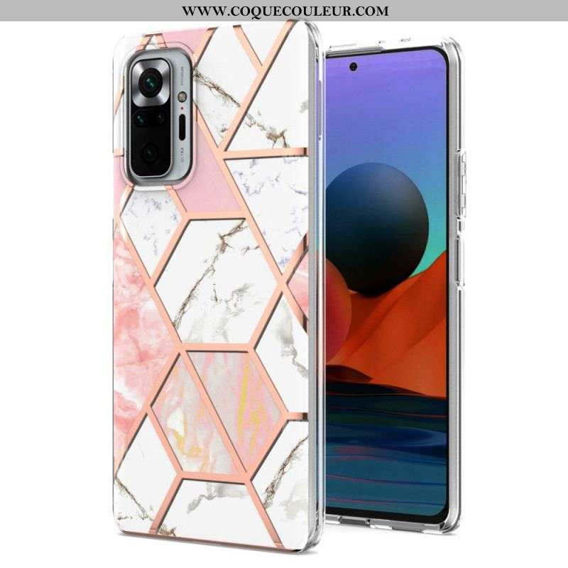 Coque Xiaomi Redmi Note 10 Pro Marbre Géométrie Intense