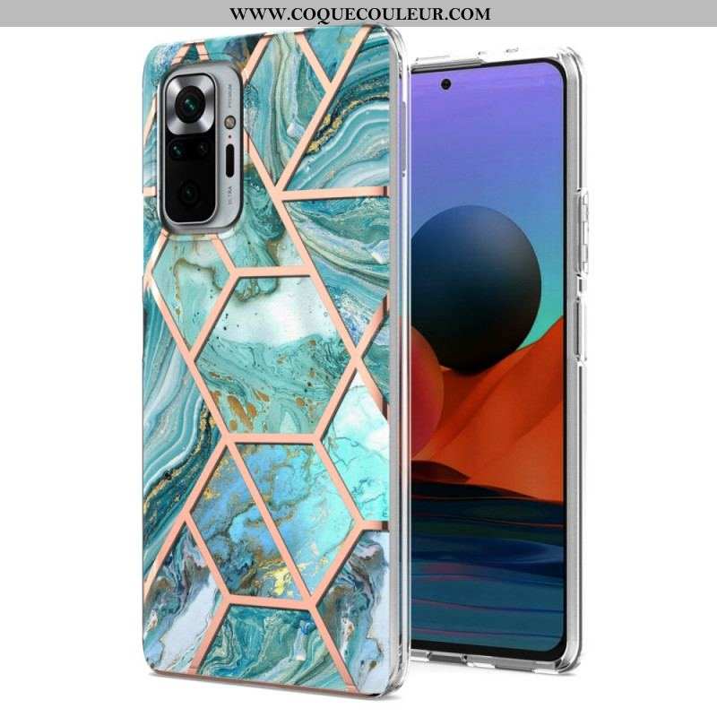 Coque Xiaomi Redmi Note 10 Pro Marbre Géométrie Intense