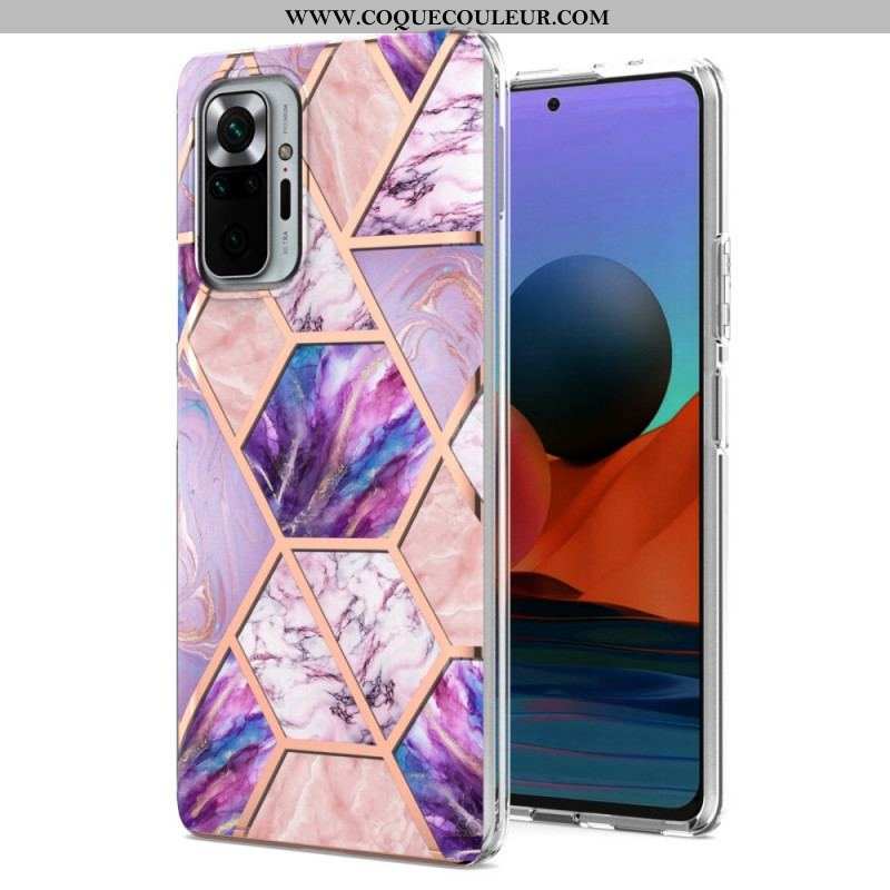 Coque Xiaomi Redmi Note 10 Pro Marbre Géométrie Intense