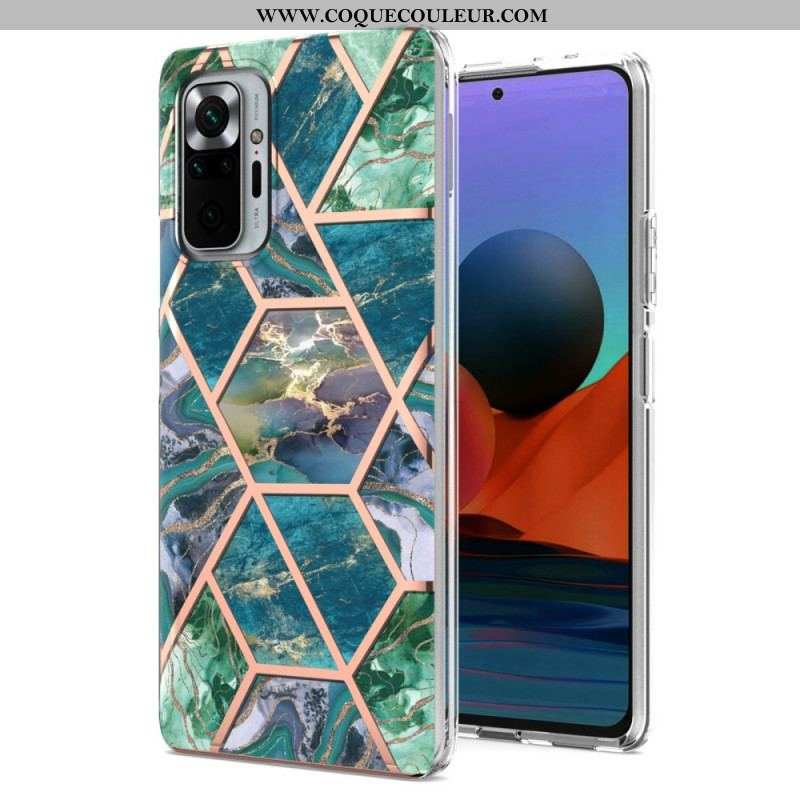 Coque Xiaomi Redmi Note 10 Pro Marbre Géométrie Intense