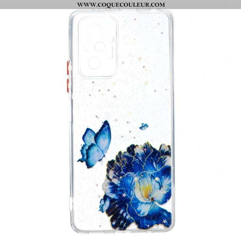 Coque Xiaomi Redmi Note 10 Pro Hybride Papillon Floral