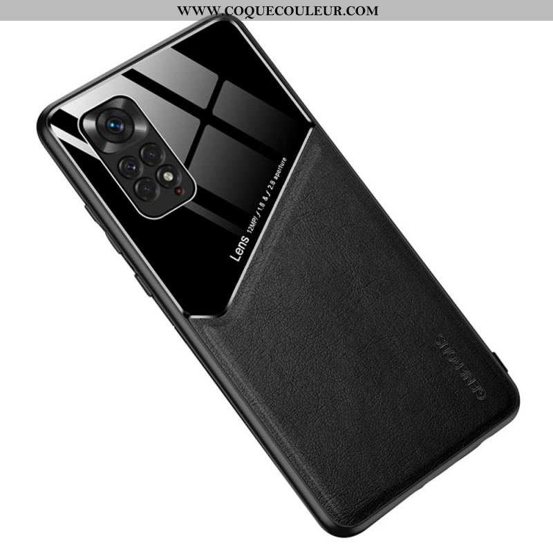 Coque Xiaomi Redmi Note 11 / 11s Effet Cuir Magnétique