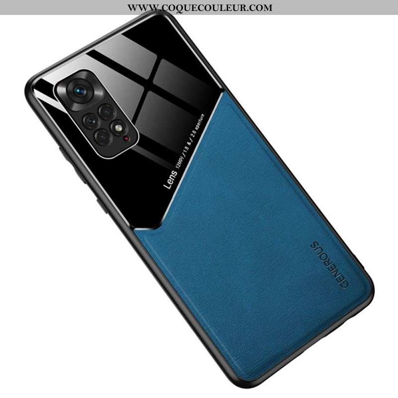 Coque Xiaomi Redmi Note 11 / 11s Effet Cuir Magnétique