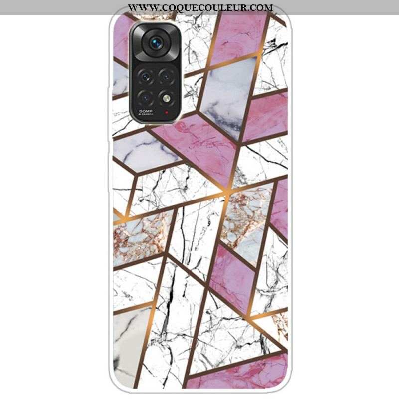 Coque Xiaomi Redmi Note 11 / 11s Marbre Géométrie