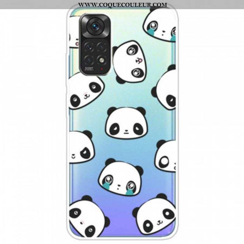 Coque Xiaomi Redmi Note 11 / 11s Pandas Sentimentaux