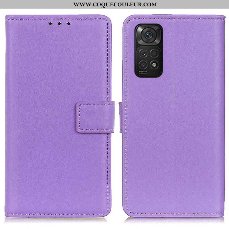 Housse Xiaomi Redmi Note 11 / 11s Simili Cuir Simple