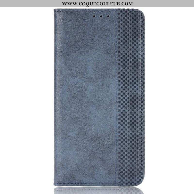 Flip Cover Xiaomi Redmi Note 11 / 11s Effet Cuir Vintage Stylisé