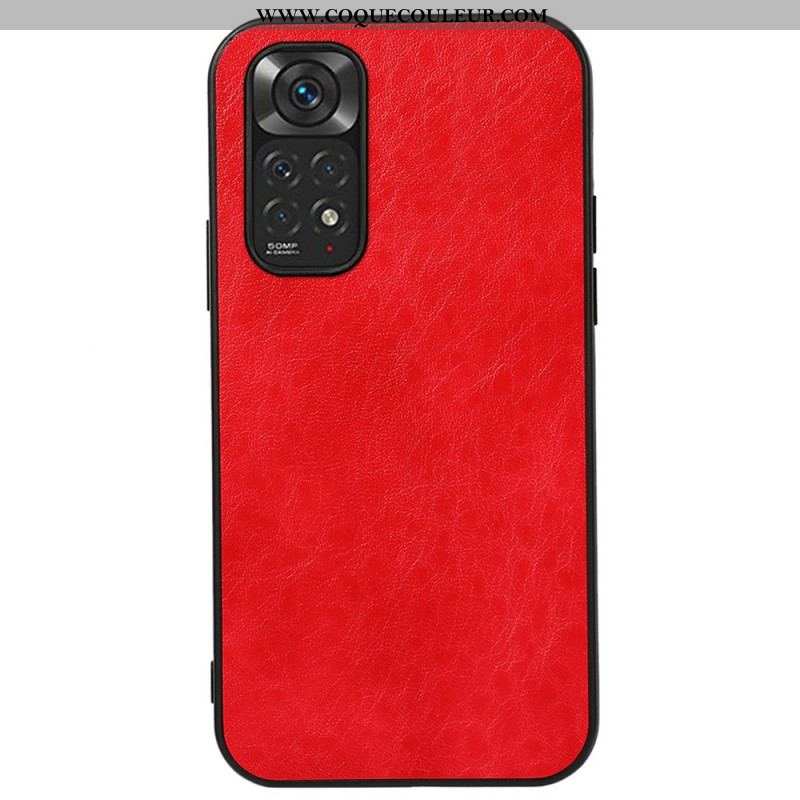 Coque Xiaomi Redmi Note 11 / 11s Simili Cuir Texturé