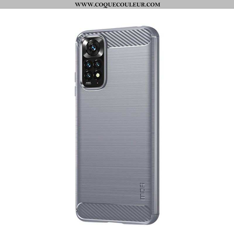 Coque Xiaomi Redmi Note 11 / 11s Fibre Carbone Brossée MOFI