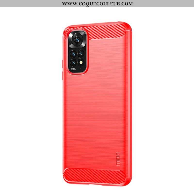Coque Xiaomi Redmi Note 11 / 11s Fibre Carbone Brossée MOFI