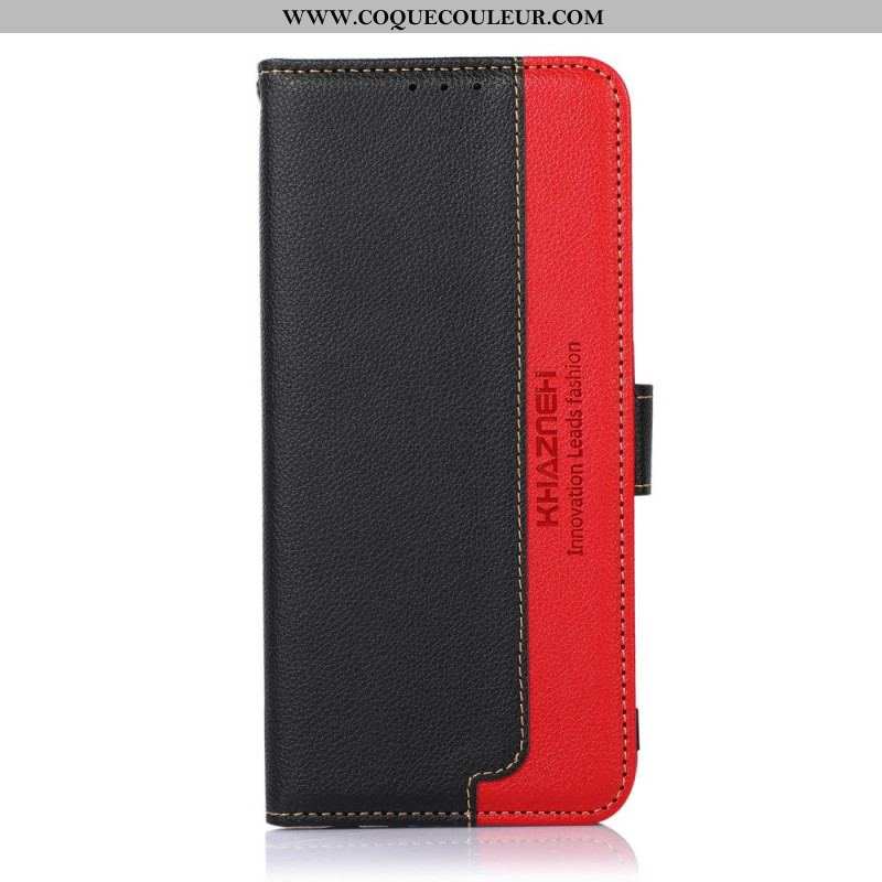 Housse Xiaomi Redmi Note 11 / 11s Style Litchi RFID KHAZNEH