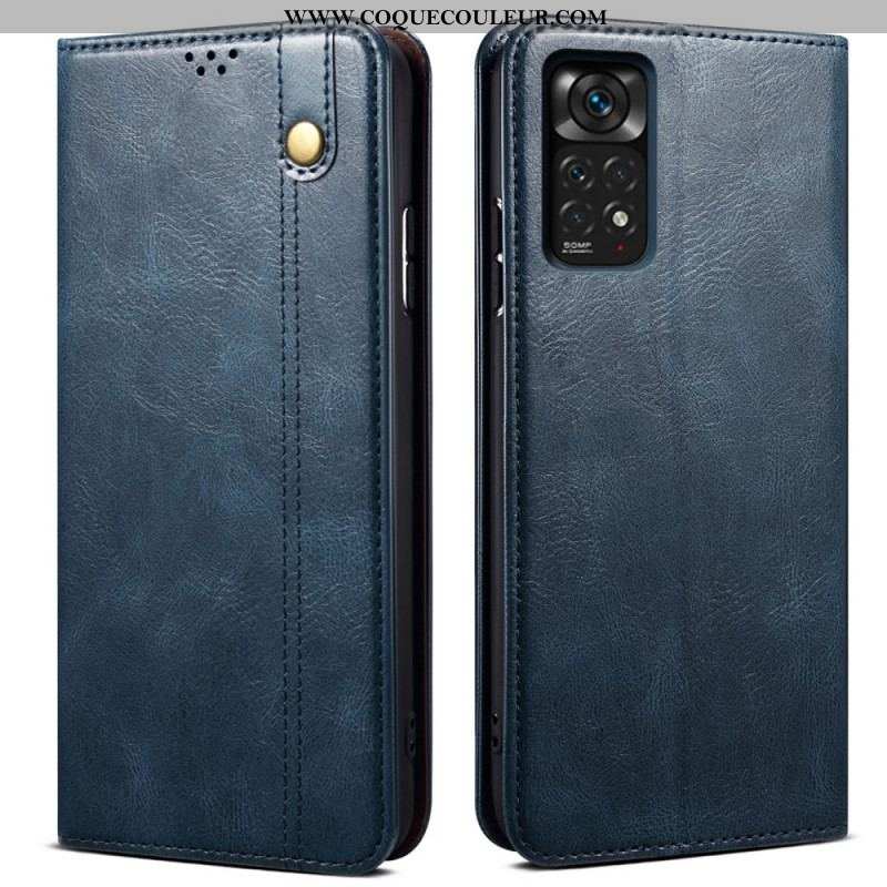 Flip Xiaomi Redmi Note 11 / 11s Simili Cuir Ciré