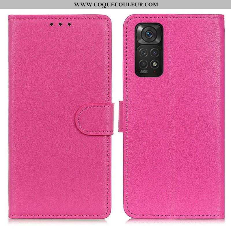 Housse Xiaomi Redmi note 11 / 11s Traditionnellement Litchi