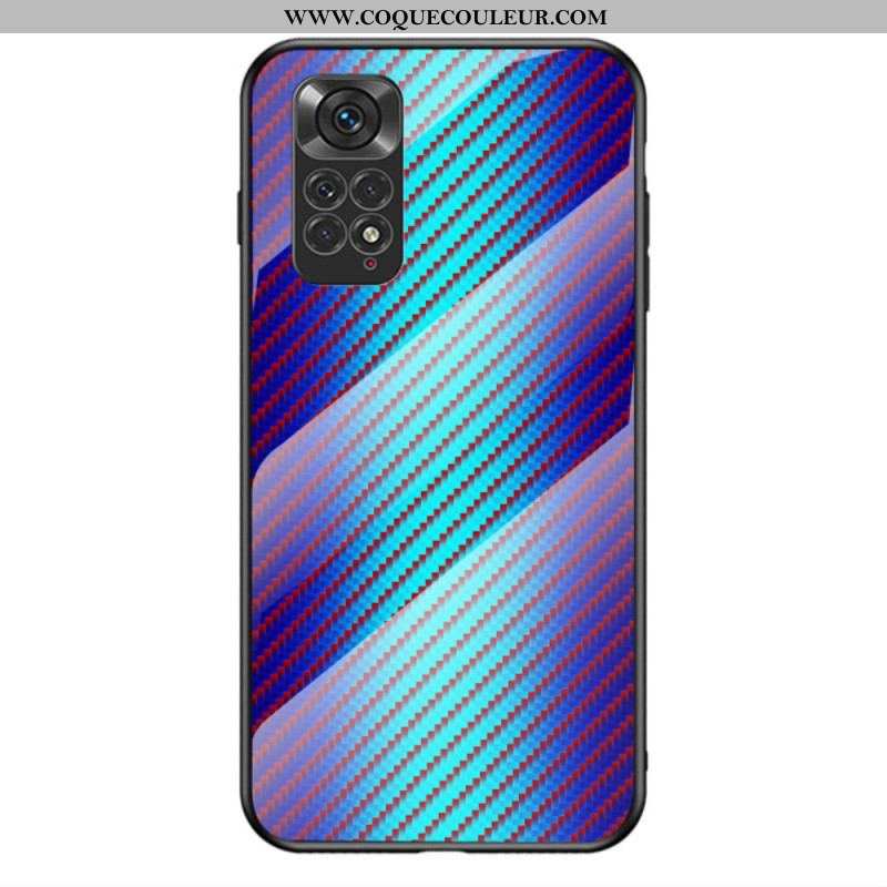 Coque Xiaomi Redmi Note 11 / 11s Verre Trempé Fibre Carbone