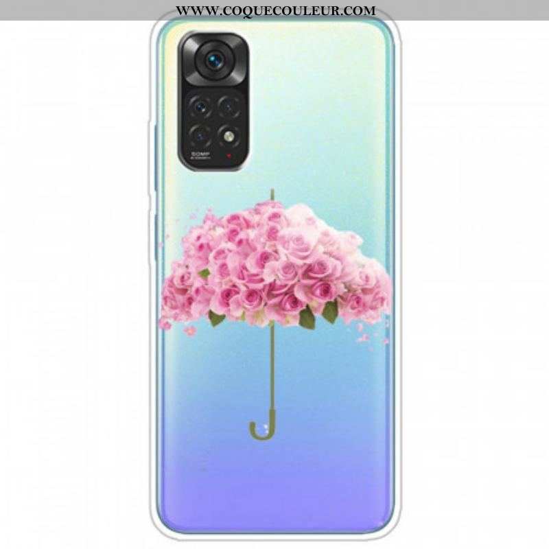 Coque Xiaomi Redmi Note 11 / 11s Parapluie en Roses