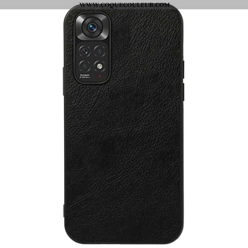 Coque Xiaomi Redmi Note 11 / 11s Simili Cuir Litchi