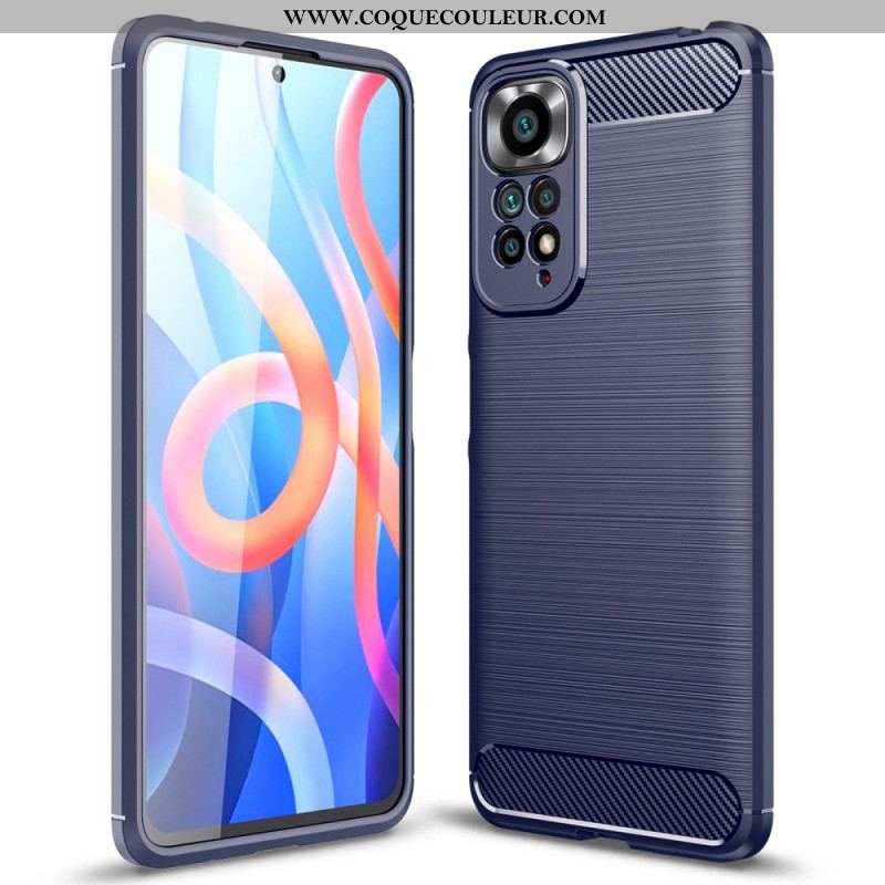 Coque Xiaomi Redmi Note 11 / 11s Fibre Carbone Brossée