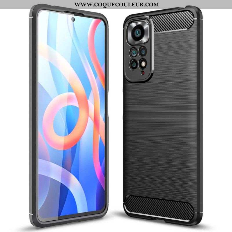 Coque Xiaomi Redmi Note 11 / 11s Fibre Carbone Brossée