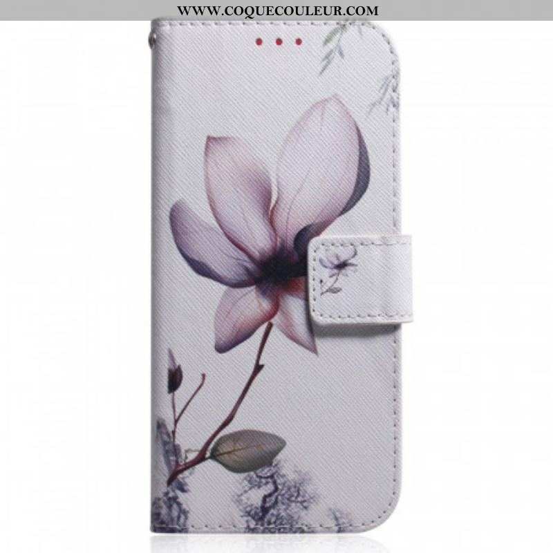 Housse Xiaomi Redmi Note 11 / 11s Fleur Vieux Rose