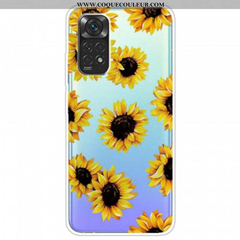 Coque Xiaomi Redmi Note 11 Pro /  Note 11 Pro 5G Tournesols