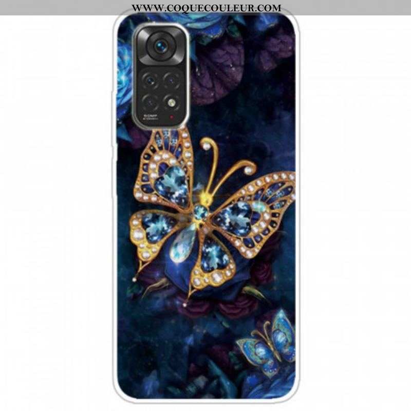 Coque Xiaomi Redmi Note 11 Pro /  Note 11 Pro 5G Papillon D'Or