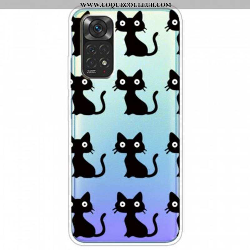 Coque Xiaomi Redmi Note 11 Pro /  Note 11 Pro 5G Multiples Chats Noirs