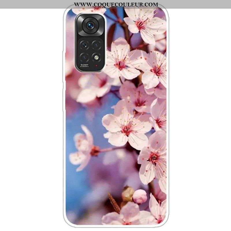 Coque Xiaomi Redmi Note 11 Pro /  Note 11 Pro 5G Fleurs Réalistes