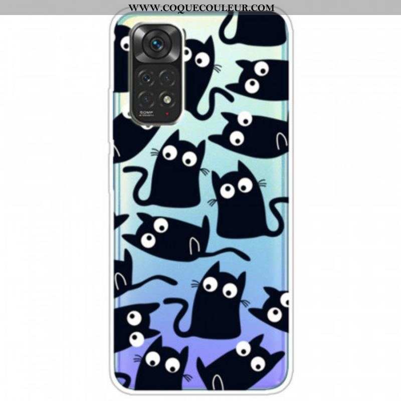 Coque Xiaomi Redmi Note 11 Pro /  Note 11 Pro 5G Multiples Chats Noirs