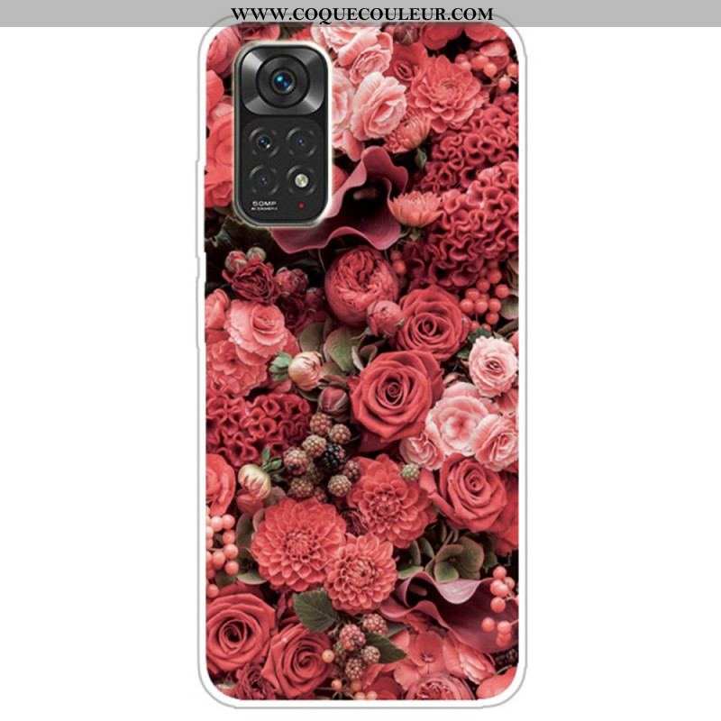 Coque Xiaomi Redmi Note 11 Pro /  Note 11 Pro 5G Fleurs Intenses