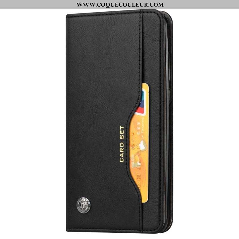 Flip Cover Xiaomi Redmi Note 11 Pro Plus 5G Simili Cuir Porte-Cartes