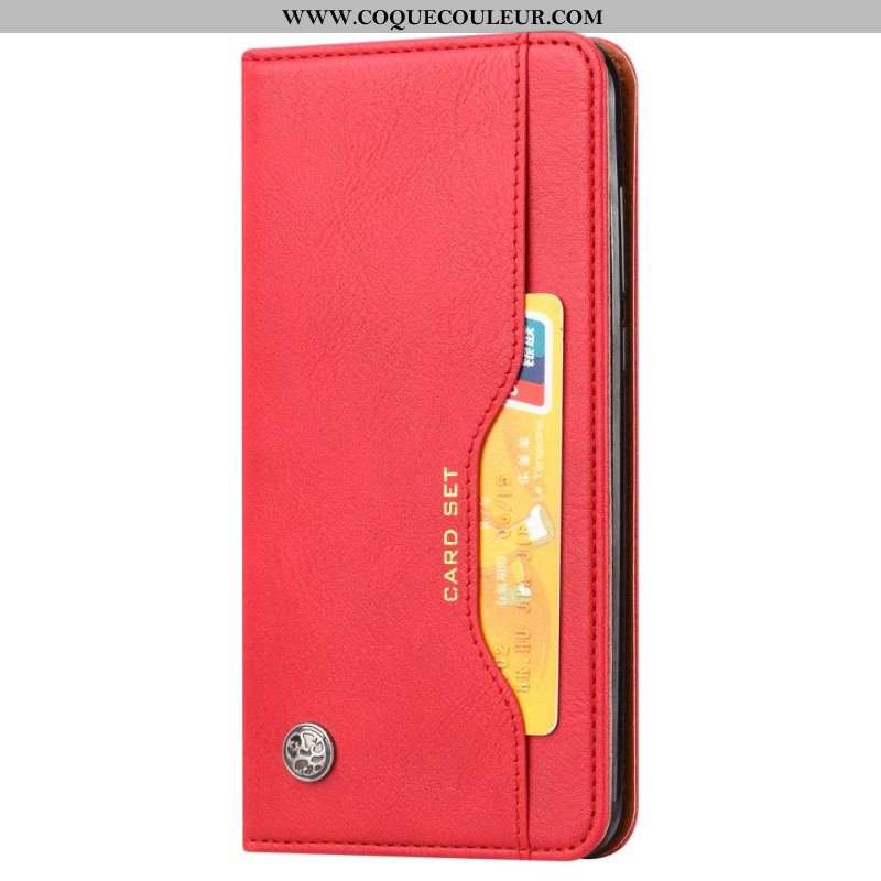 Flip Cover Xiaomi Redmi Note 11 Pro Plus 5G Simili Cuir Porte-Cartes