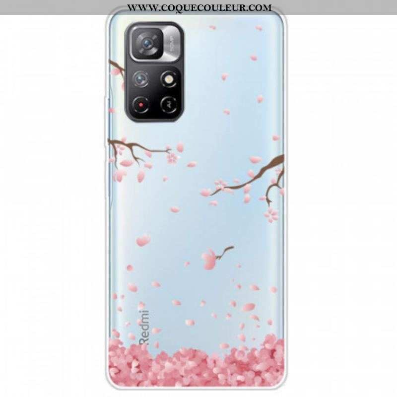 Coque Xiaomi Redmi Note 11 Pro Plus 5G Pluie de Fleurs