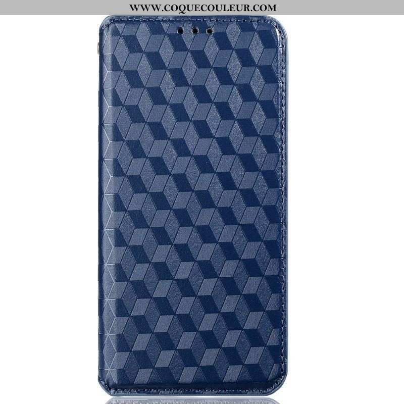 Flip Cover Xiaomi Redmi Note 11 Pro Plus 5G Effet Cuir Texture 3D